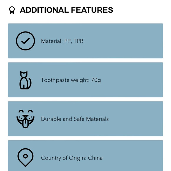 Vanilla-Flavored toothpaste and a finger brush - Picture 3 of 3